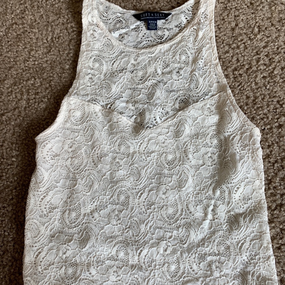 Lace crop top!